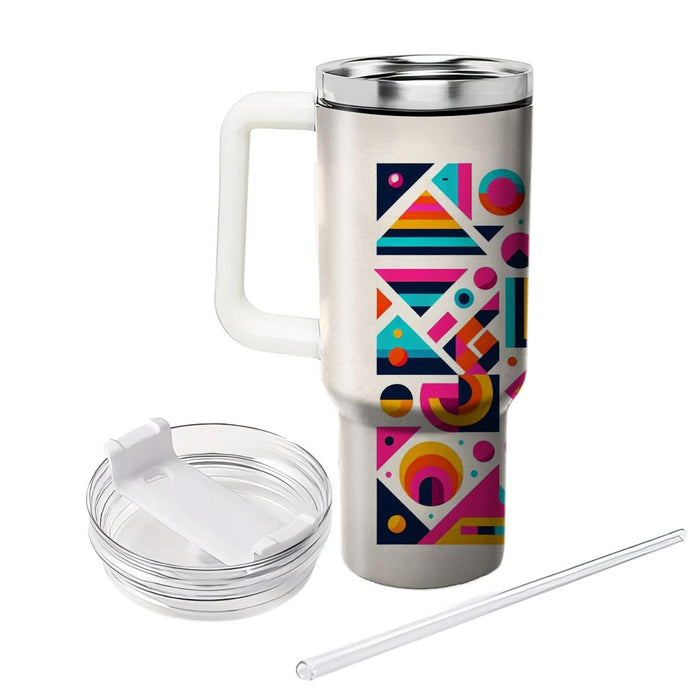 Geometric Bliss  Tumblers With Lids