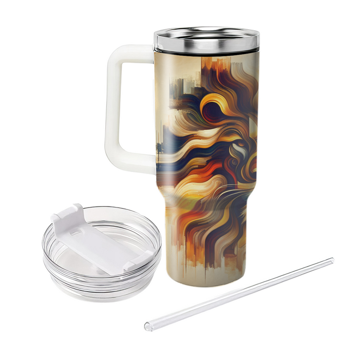 Abstract Lion Roar  Tumbler Cups