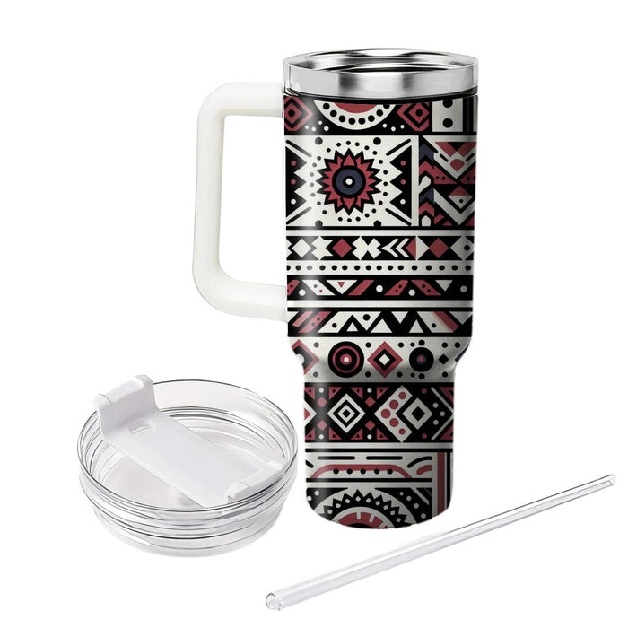 Bold Tribal Pattern  Tumblers For Gifts