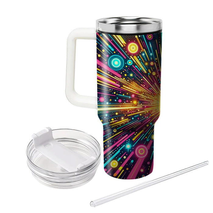 Techno Starburst  Tumbler Cups