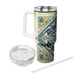 Floral Diamond Breeze  Travel Tumblers