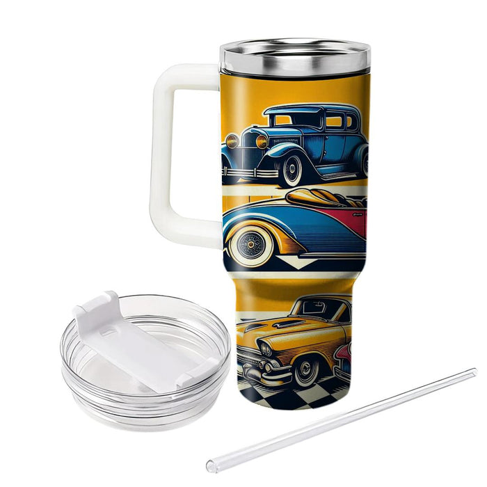 Vintage Car Enthusiast  Tumbler Cups