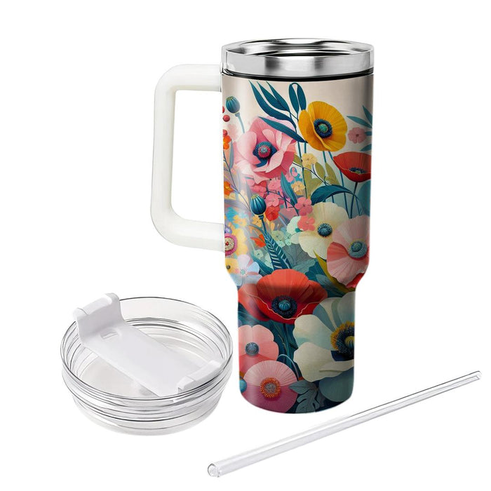 Floral Fantasy Garden  Unique Tumblers