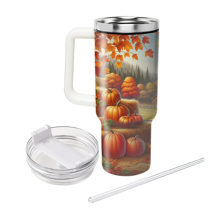 Autumn Rustic Farm  Custom Tumblers