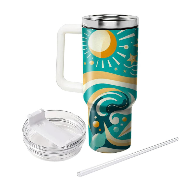 Whimsical Waves - Beach Day  Decorative Tumblers