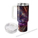 Galactic Grid Glitz Travel Tumblers