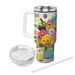 Floral Disco Fever Insulated Tumblers