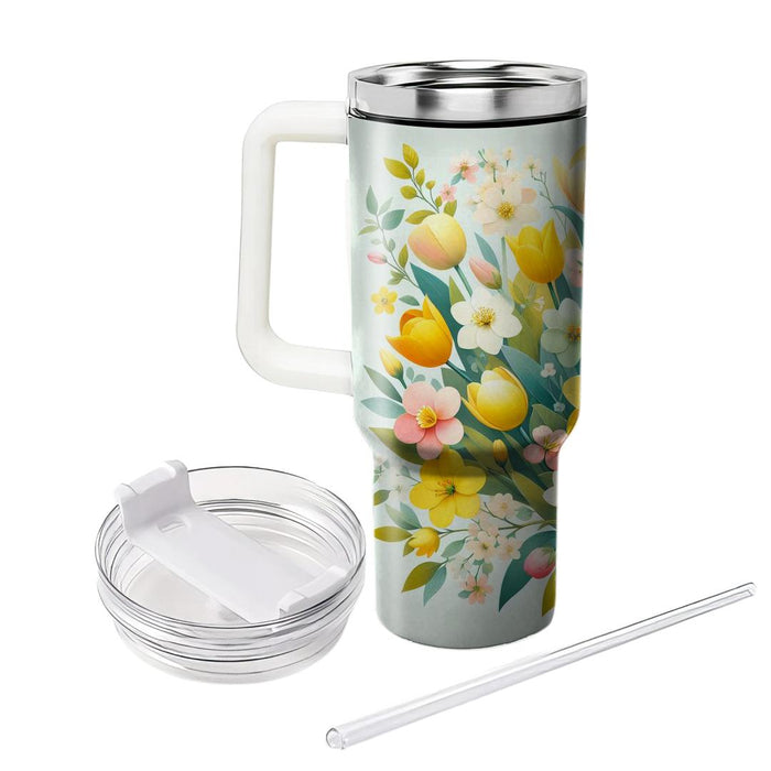 Blooming Springtime  Decorative Tumblers