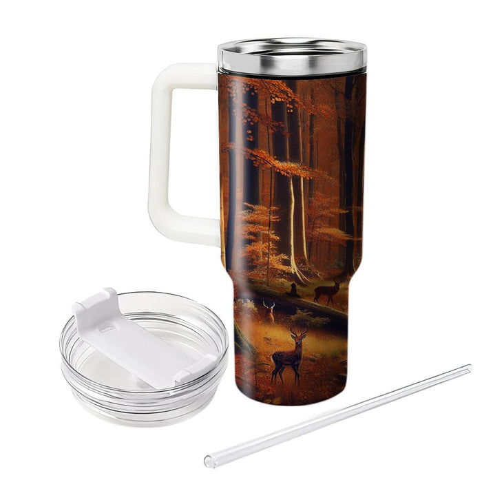 Autumn Woodland Retreat  Tumblers With Lids