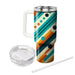 Bold Stripes And Dots Pattern  Decorative Tumblers