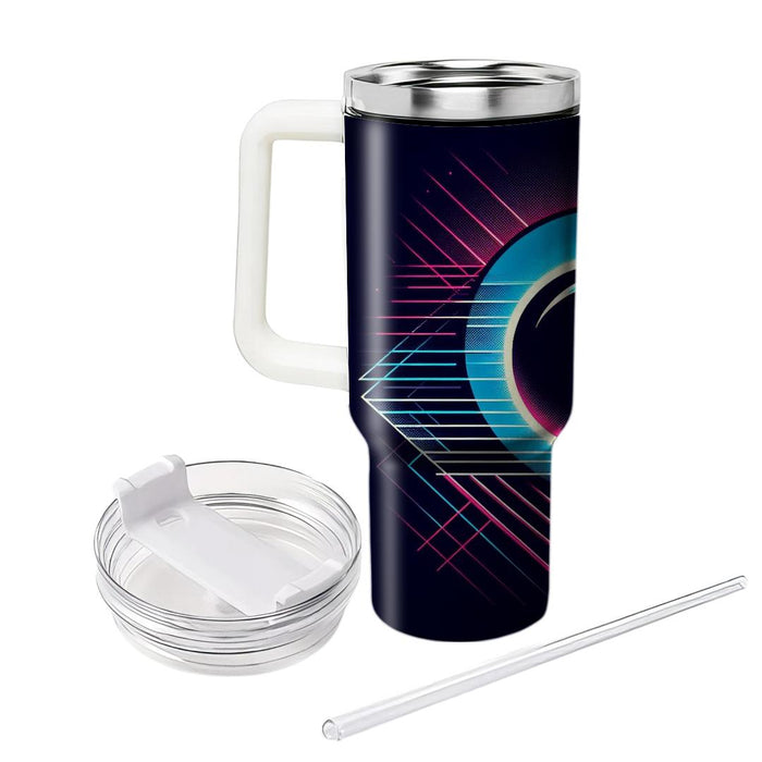 Tech Neon Eclipse  Personalized Tumblers