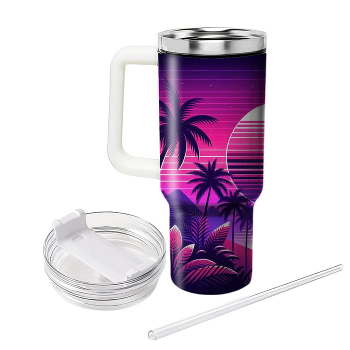 Synthwave Paradise  Tumblers For Gifts