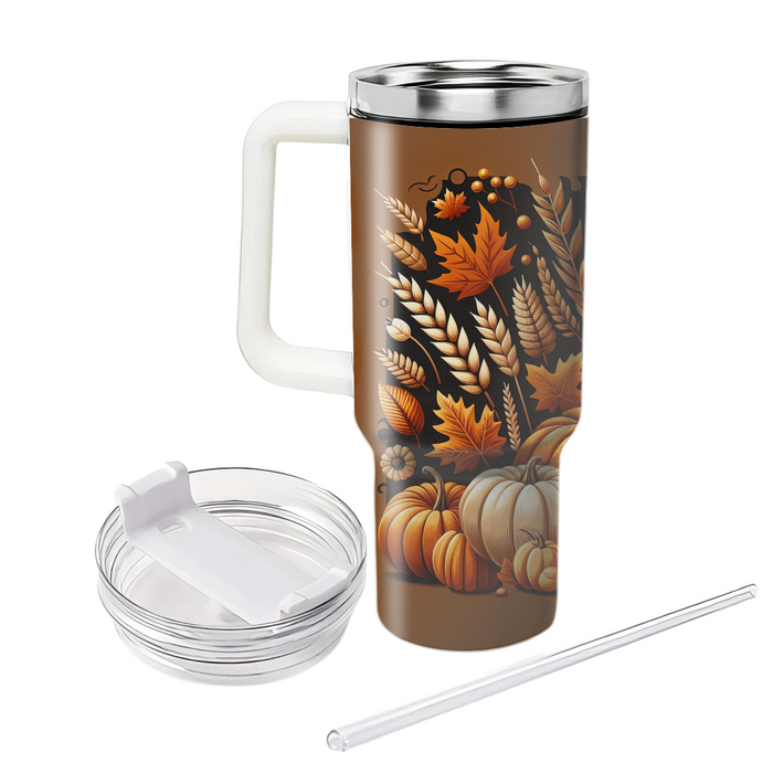 Autumn Harvest Abundance  Custom Tumblers