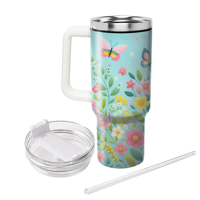 Whimsical Garden - A Spring Festival  Travel Tumblers