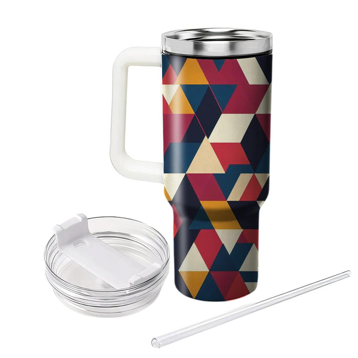 Geometric Triangles Illusion  Unique Tumblers