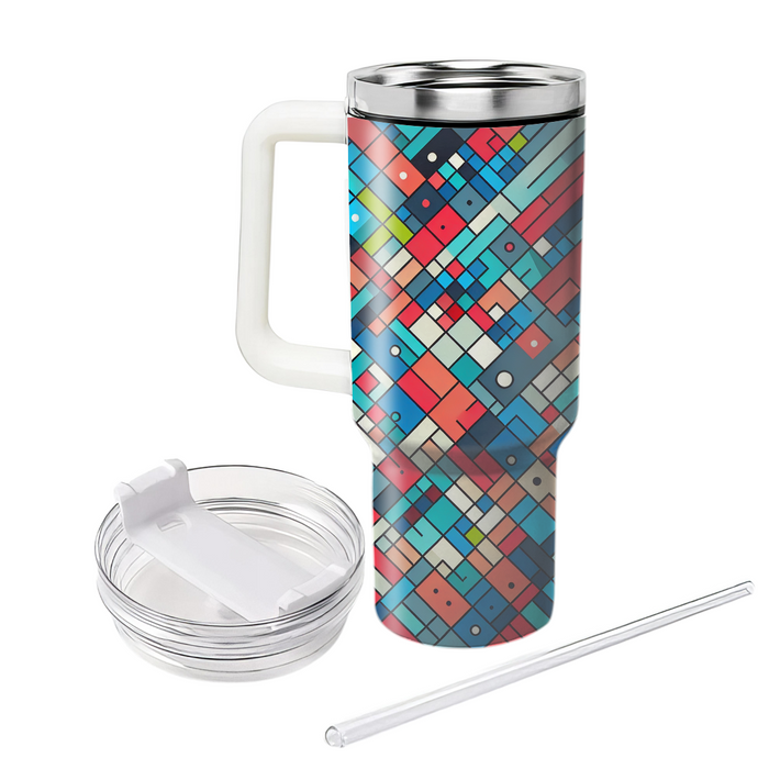 Stained Glass Geometry  Custom Tumblers