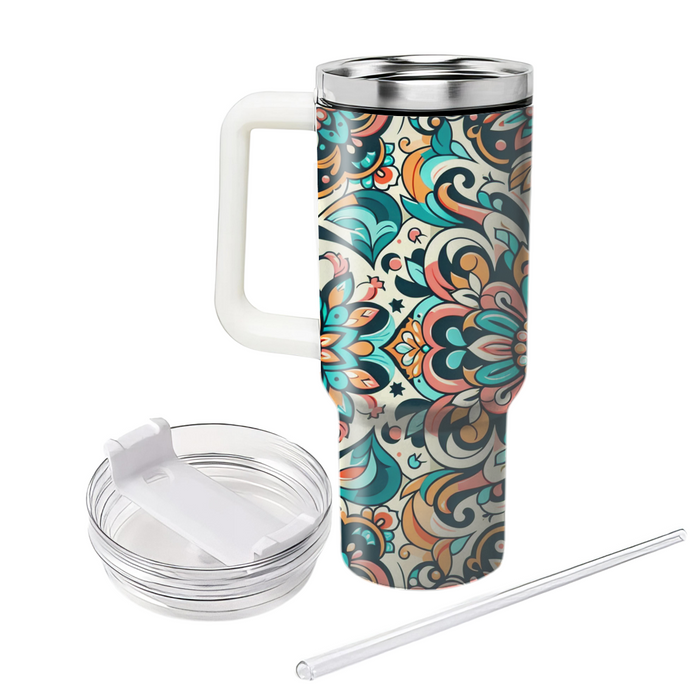 Vibrant Paisley Pattern  Custom Tumblers