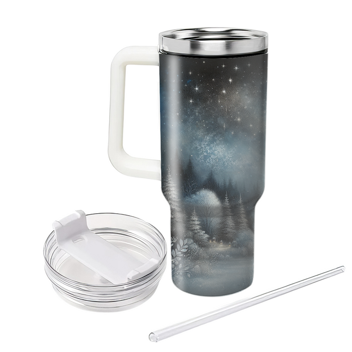 Starlit Dreams - A Midwinter Night's  Decorative Tumblers