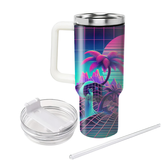 Vaporwave Odyssey  Tumbler Cups