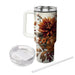 Autumn Floral Cascade  Tumbler Cups