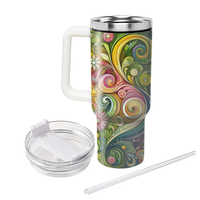 Whimsical Whirl - Spring Equinox Celebration  Decorative Tumblers