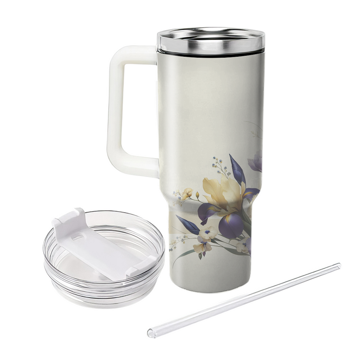 Blooming Iris Wonder  Insulated Tumblers