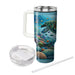 Vivid Sea Turtle Journey  Tumblers With Lids