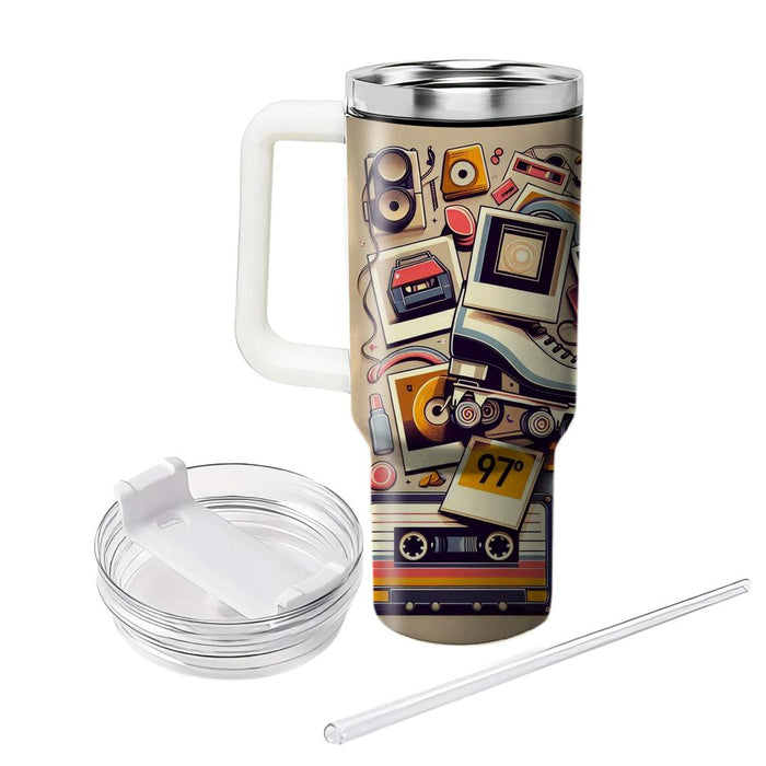 Retro Polaroid Memories  Tumbler Cups