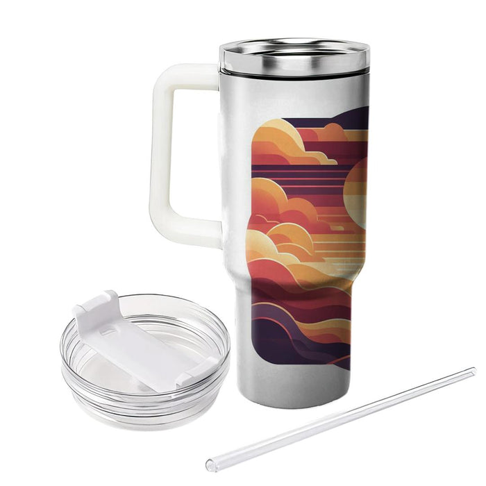 Sunset Dreamscape  Tumbler Cups