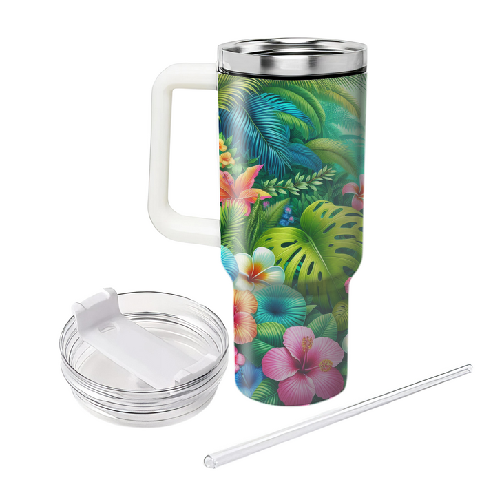 Vivid Tropical Blossoms  Insulated Tumblers