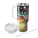 Retro Polka Burst  Personalized Tumblers