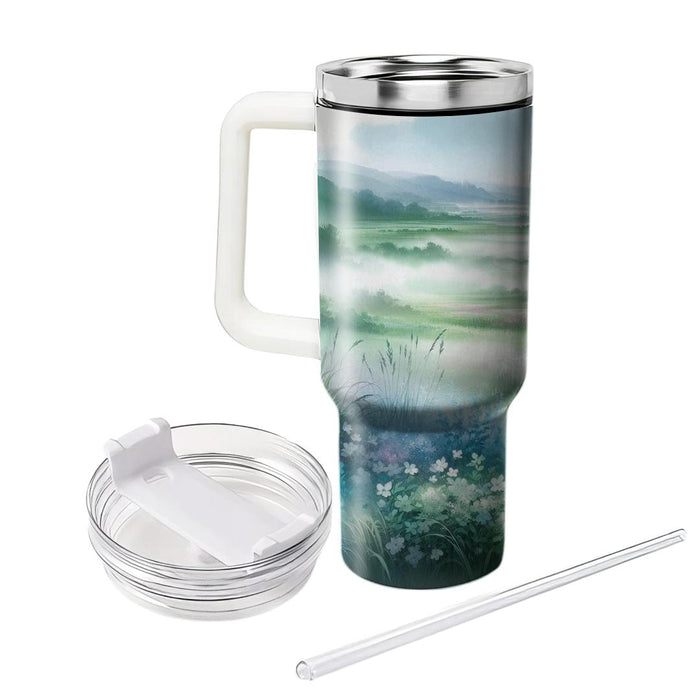 Spring Morning Mist Tumblers With Lids