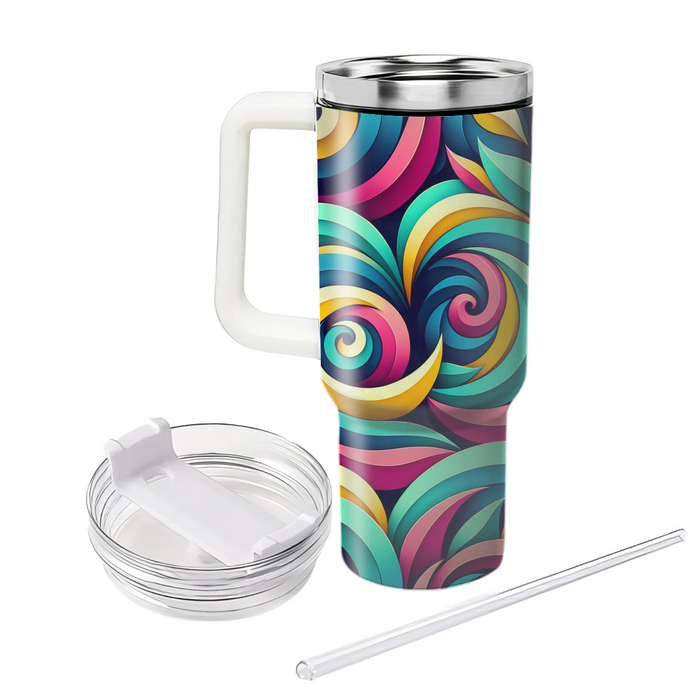 Spiral Petal Fantasy  Tumbler Cups