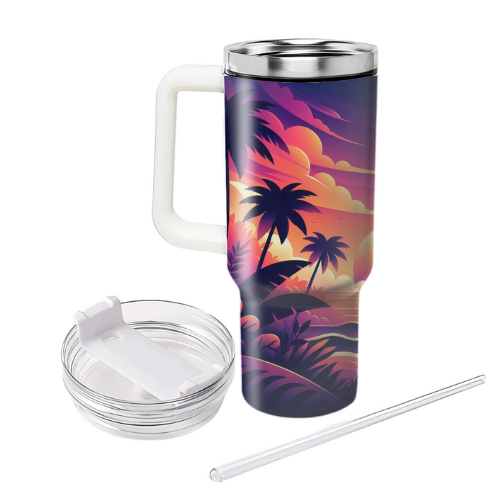 Tropical Sunset Party  Tumblers For Gifts