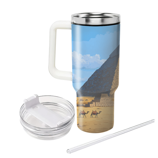 Pyramids Of Giza - Cairo Tumblers With Lids