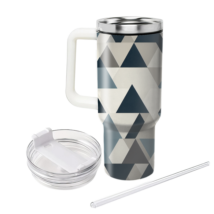 Minimalist Triangle Harmony Custom Tumblers