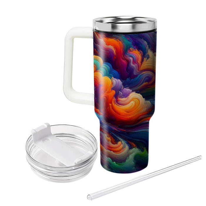 Tie-dye Bliss  Unique Tumblers