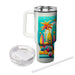 Vintage 80s Beach Party  Travel Tumblers