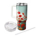 Whimsical Poppy Fields  Tumbler Cups