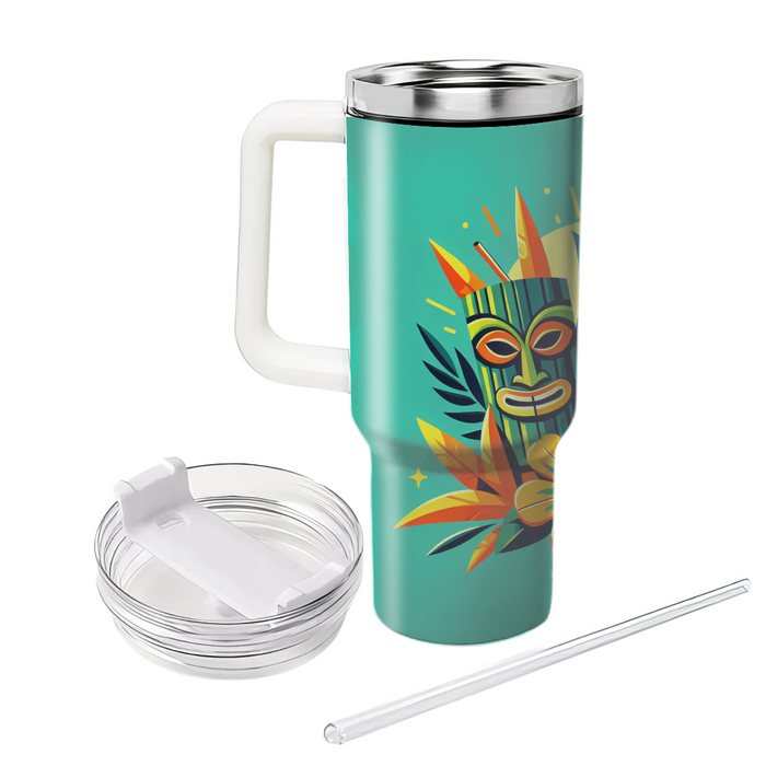 Vintage Tiki Paradise  Custom Tumblers