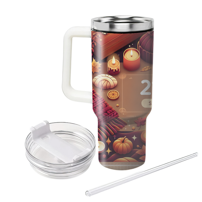 Autumn Cozy Evenings  Tumbler Cups