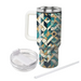 Triangular Mosaic Delight  Decorative Tumblers