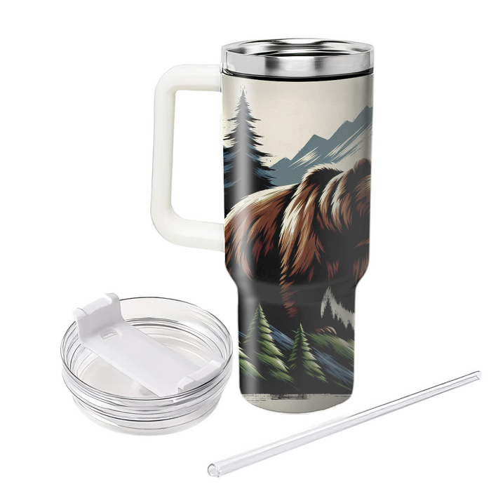 Adventurous Bear Expedition  Personalized Tumblers