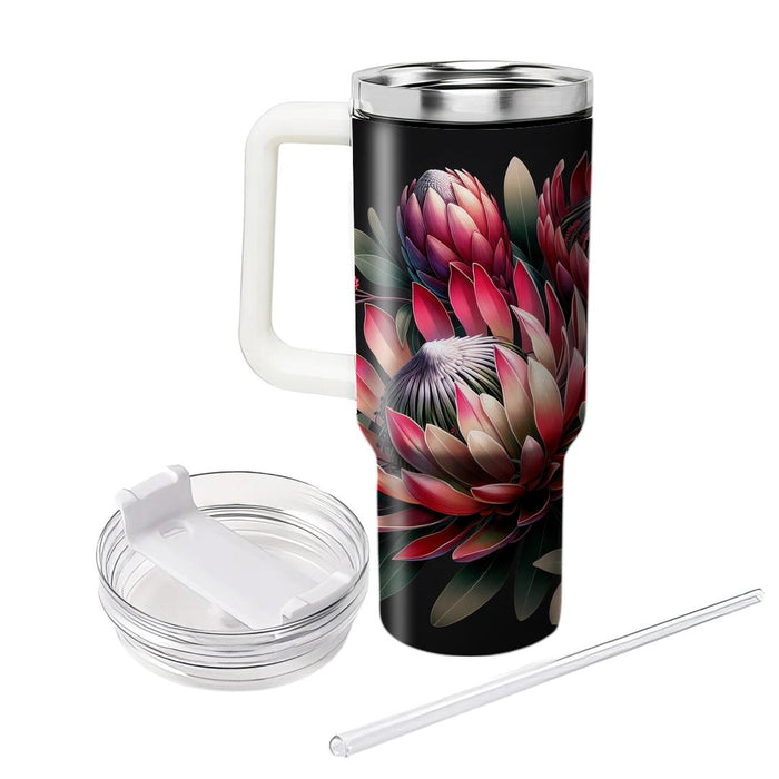 Vibrant Protea Passion  Unique Tumblers