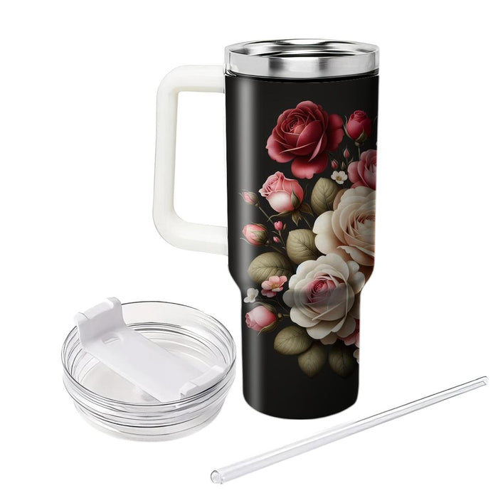 Garden Rose Romance  Tumbler Cups