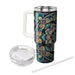 Artistic Floral Mandala  Personalized Tumblers