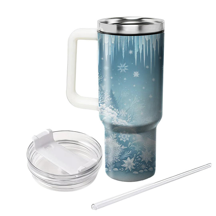 Winter Icicle Dreams  Custom Tumblers