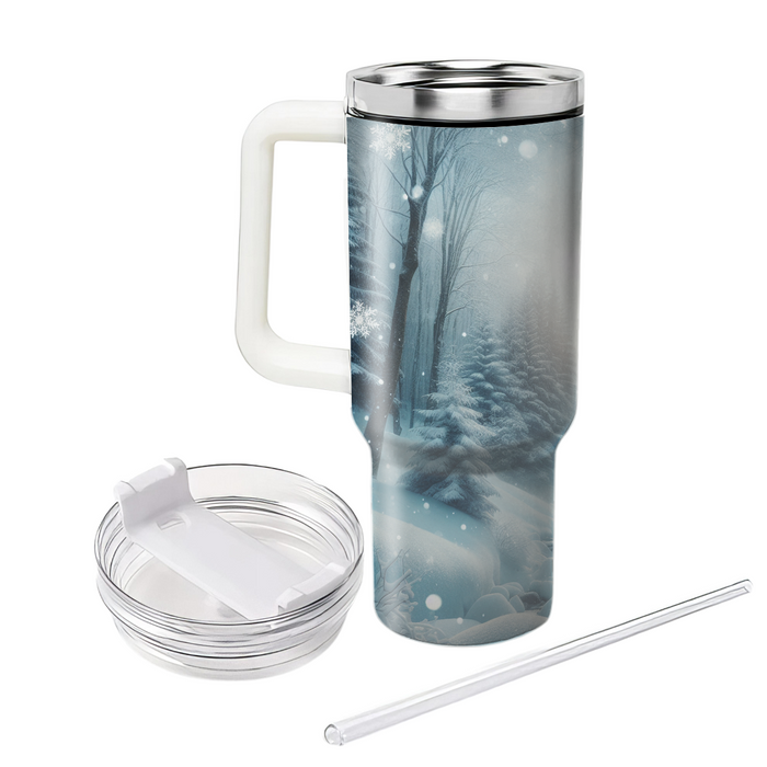 Winter Wonderland Forest  Personalized Tumblers