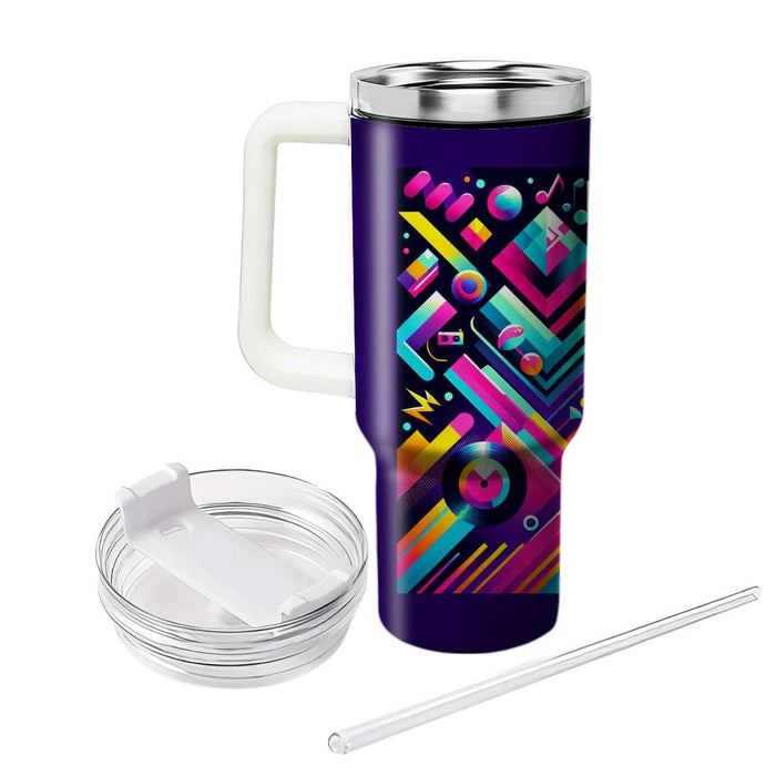 Geometric Dance Party  Decorative Tumblers