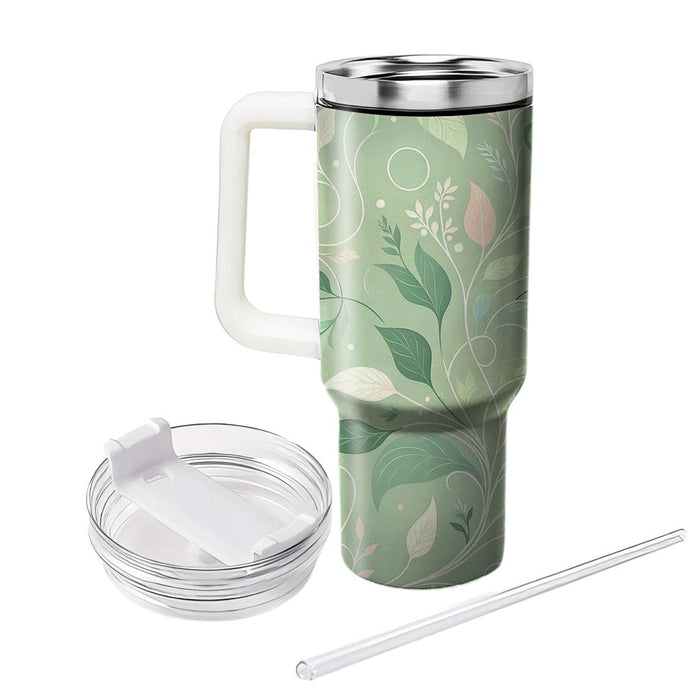 Whimsical Leafy Vines  Custom Tumblers